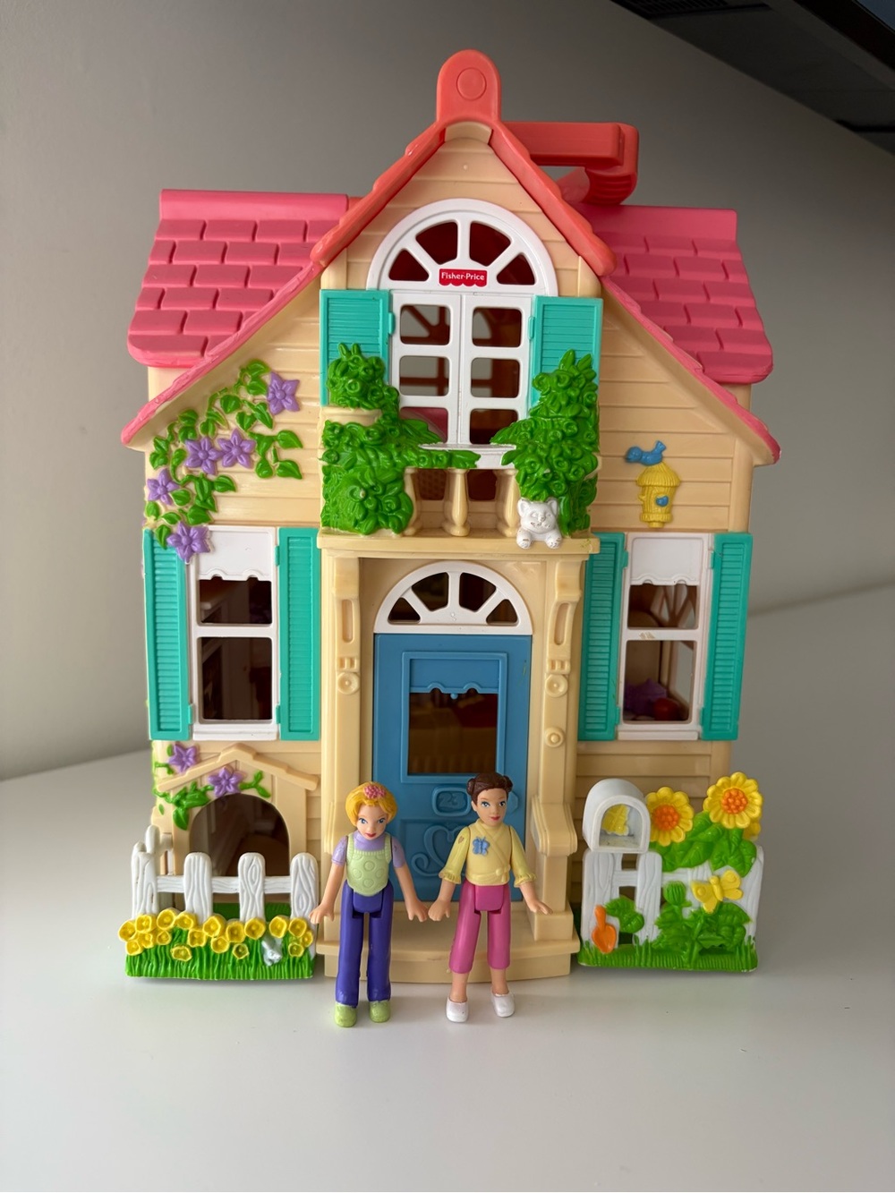 Vintage Fisher-Price Loving Family Sweet Streets and accessories